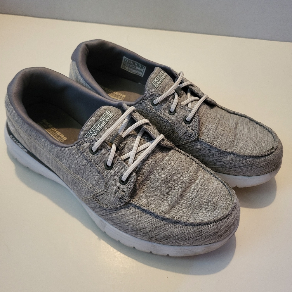 Grey Sketchers sneakers